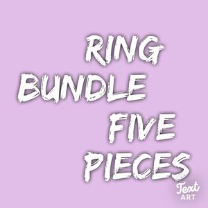 Ring 💍 Bundle 5pcs Random